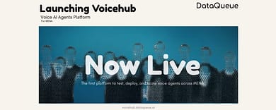 شركة DataQueue تطلق منصة ذكاء اصطناعي صوتي تدعم جميع اللهجات العربية